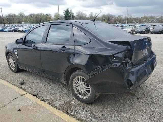 1FAHP35N68W136071 - 2008 FORD FOCUS SE BLACK photo 2