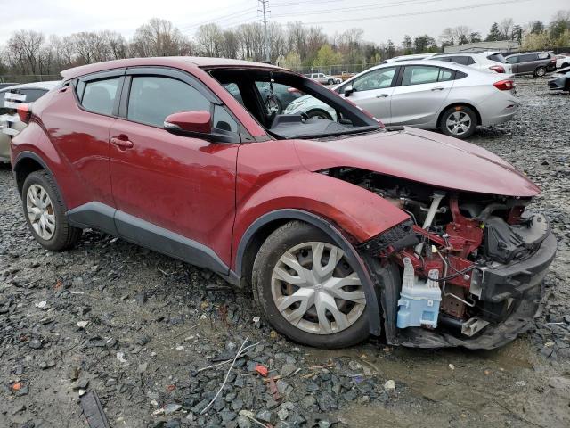 NMTKHMBX1KR092088 - 2019 TOYOTA C-HR XLE RED photo 4