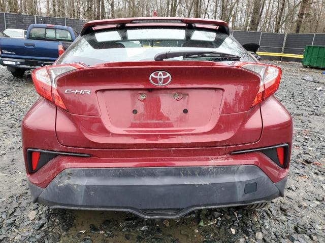 NMTKHMBX1KR092088 - 2019 TOYOTA C-HR XLE RED photo 6