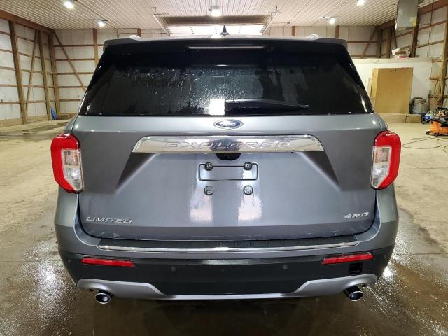 1FMSK8FH3NGB28967 - 2022 FORD EXPLORER LIMITED GRAY photo 6