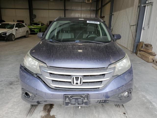 JHLRM4H76CC013507 - 2012 HONDA CR-V EXL BLUE photo 5