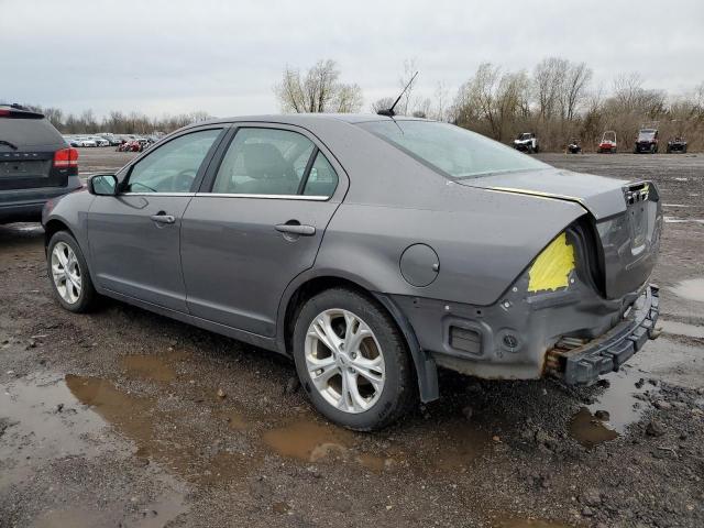 3FAHP0HA1CR315556 - 2012 FORD FUSION SE GRAY photo 2