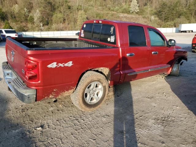 1D7HW58N56S690118 - 2006 DODGE DAKOTA QUAD LARAMIE RED photo 3