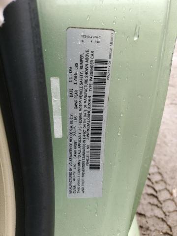 3VWRG3AL0AM002064 - 2010 VOLKSWAGEN NEW BEETLE GREEN photo 12