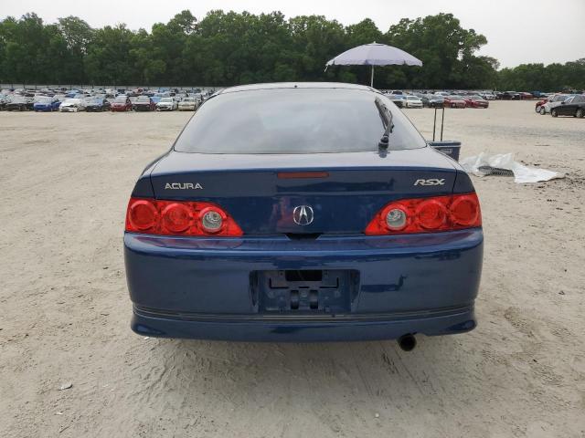 JH4DC54816S022607 - 2006 ACURA RSX BLUE photo 6