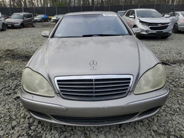 WDBNG83J94A407463 - 2004 MERCEDES-BENZ S 430 4MATIC GRAY photo 5