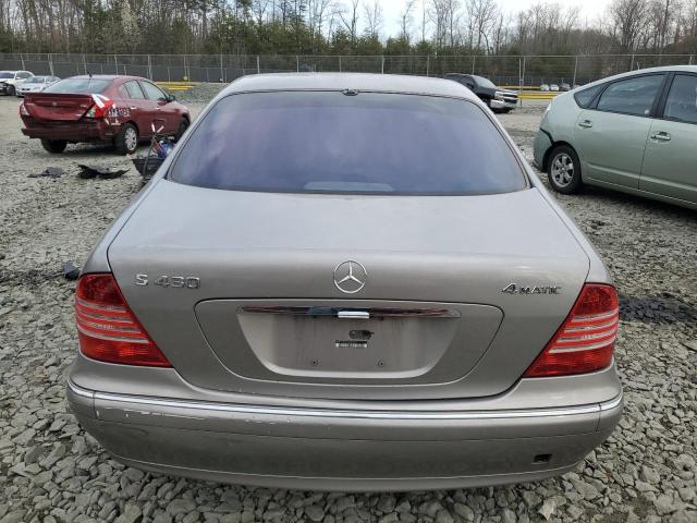 WDBNG83J94A407463 - 2004 MERCEDES-BENZ S 430 4MATIC GRAY photo 6