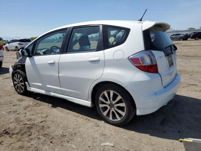 JHMGE8H50CC040076 - 2012 HONDA FIT SPORT WHITE photo 2