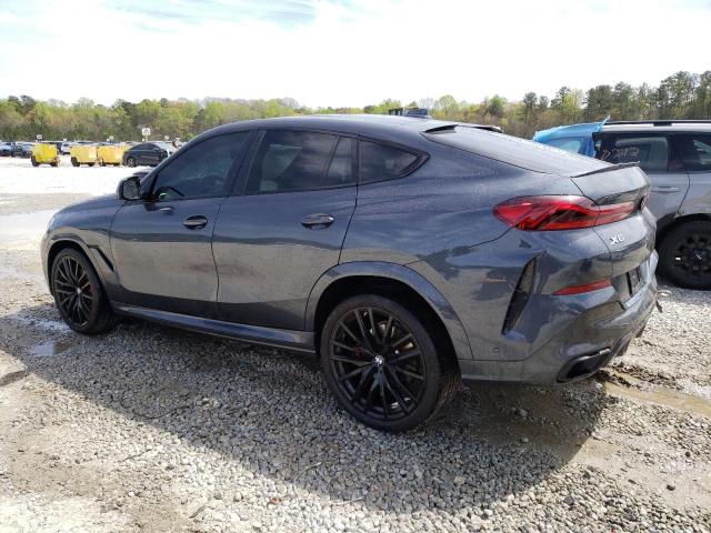 5UXCY6C03N9L54505 - 2022 BMW X6 XDRIVE40I GRAY photo 2