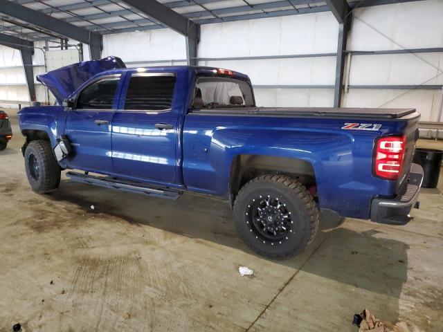 1GCUKREC6EF194704 - 2014 CHEVROLET SILVERADO K1500 LT BLUE photo 2