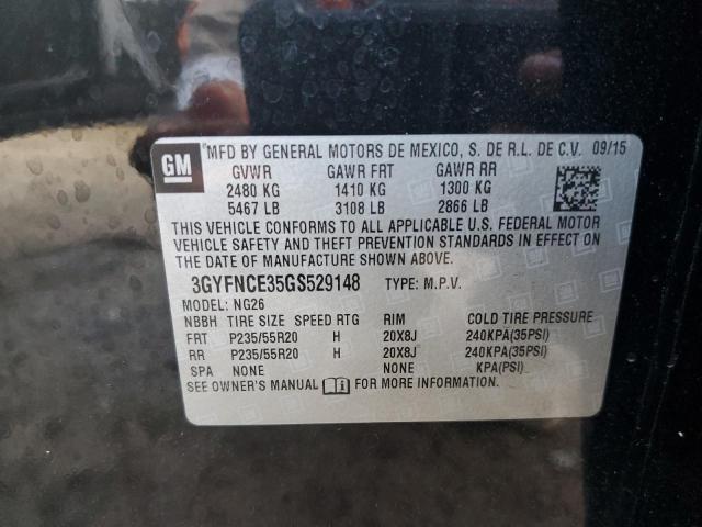 3GYFNCE35GS529148 - 2016 CADILLAC SRX PERFORMANCE COLLECTION Қара фото 12