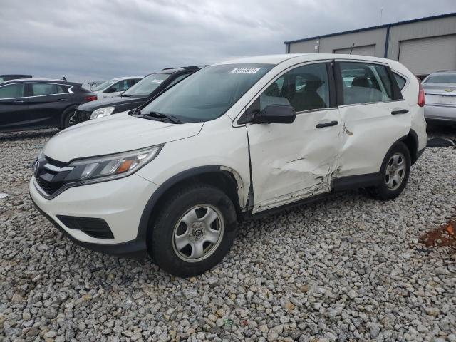 5J6RM4H38FL095880 - 2015 HONDA CR-V LX WHITE photo 1