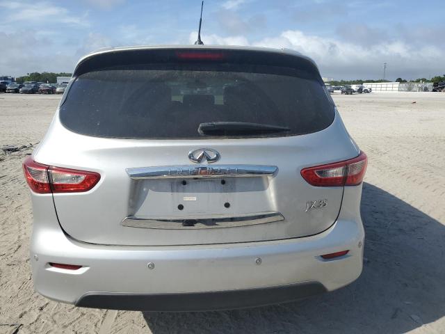 5N1AL0MM1DC303586 - 2013 INFINITI JX35 SILVER photo 6