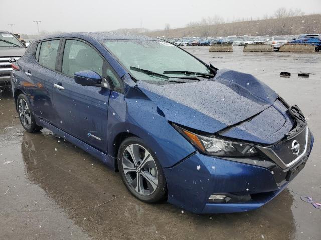 1N4AZ1CP7JC305557 - 2018 NISSAN LEAF S BLUE photo 4