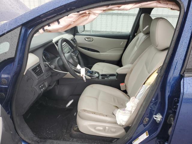 1N4AZ1CP7JC305557 - 2018 NISSAN LEAF S BLUE photo 7