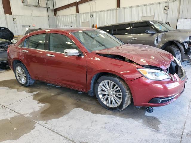 1C3CCBCG2DN520934 - 2013 CHRYSLER 200 LIMITED RED photo 4