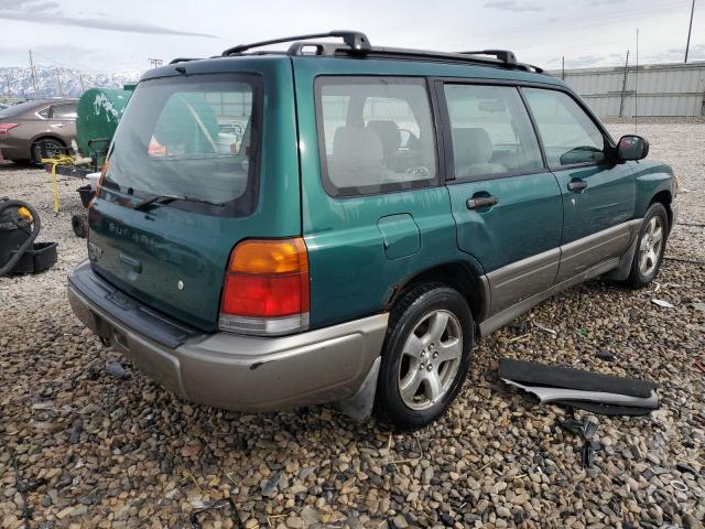 JF1SF6550WG761230 - 1998 SUBARU FORESTER S GREEN photo 3