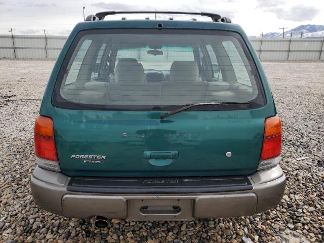 JF1SF6550WG761230 - 1998 SUBARU FORESTER S GREEN photo 6