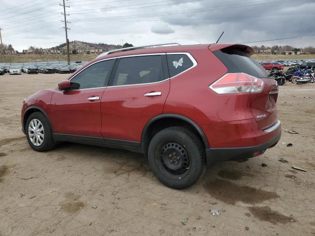 KNMAT2MV0GP617431 - 2016 NISSAN ROGUE S RED photo 2