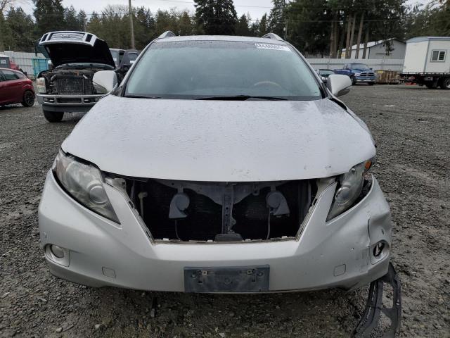 2T2BK1BA2BC108333 - 2011 LEXUS RX 350 SILVER photo 5