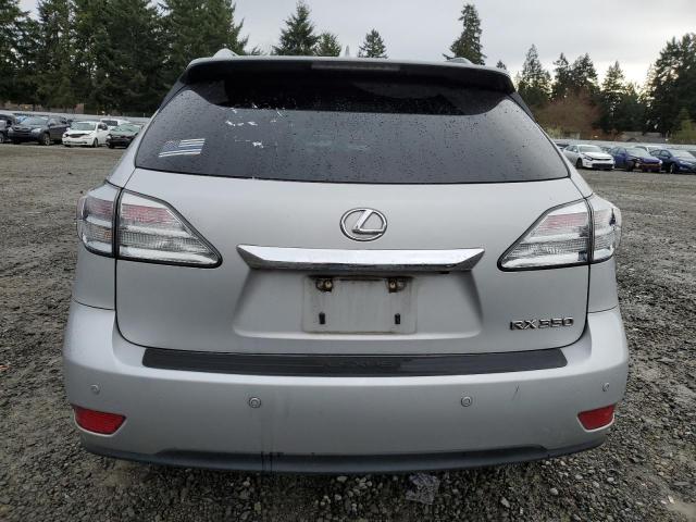 2T2BK1BA2BC108333 - 2011 LEXUS RX 350 SILVER photo 6