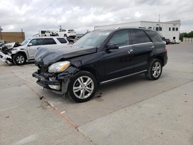 4JGDA5HB5EA426331 - 2014 MERCEDES-BENZ ML 350 4MATIC BLACK photo 1