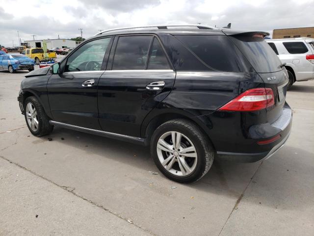 4JGDA5HB5EA426331 - 2014 MERCEDES-BENZ ML 350 4MATIC BLACK photo 2