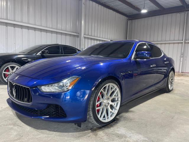 ZAM57RTA0E1087454 - 2014 MASERATI GHIBLI S ლურჯი ფოტო 1