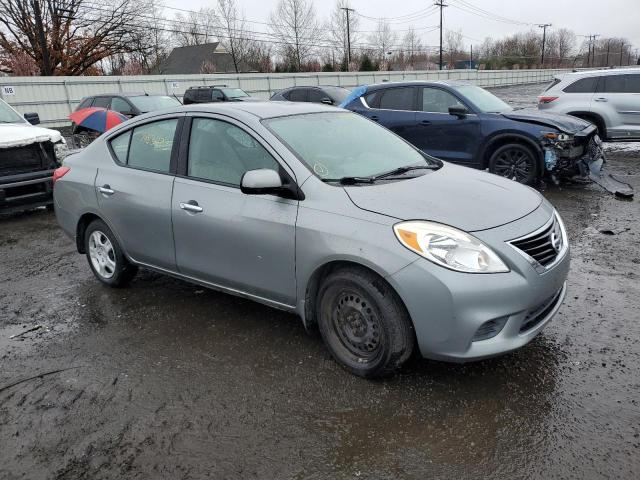 3N1CN7AP2DL844488 - 2013 NISSAN VERSA S GRAY photo 4