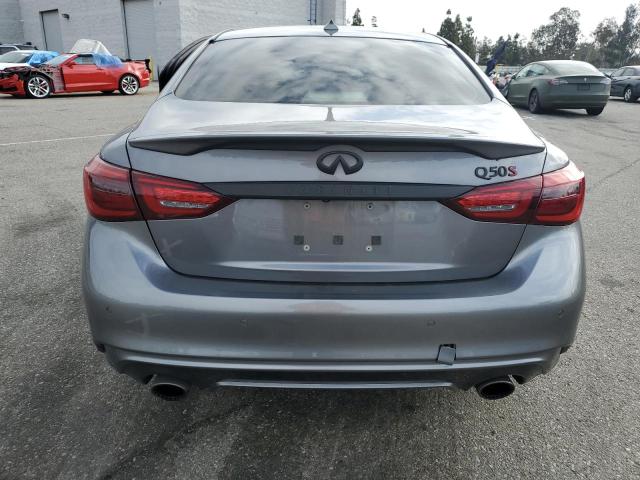 JN1FV7AP7KM760358 - 2019 INFINITI Q50 RED SPORT 400 GRAY photo 6