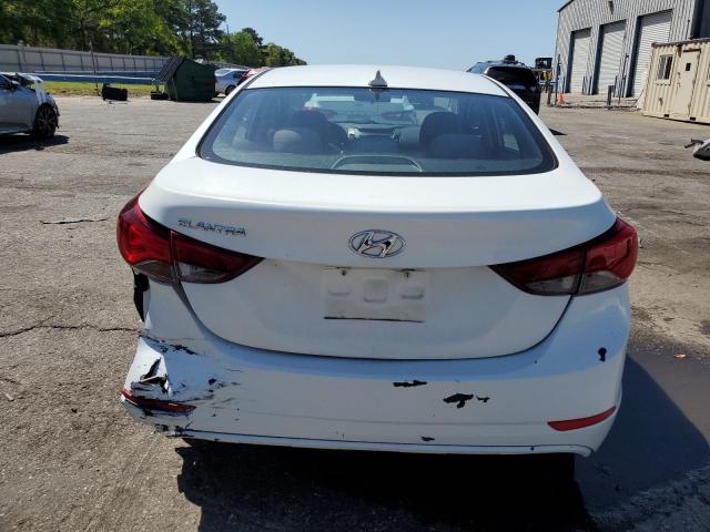 5NPDH4AE7GH690662 - 2016 HYUNDAI ELANTRA SE WHITE photo 6