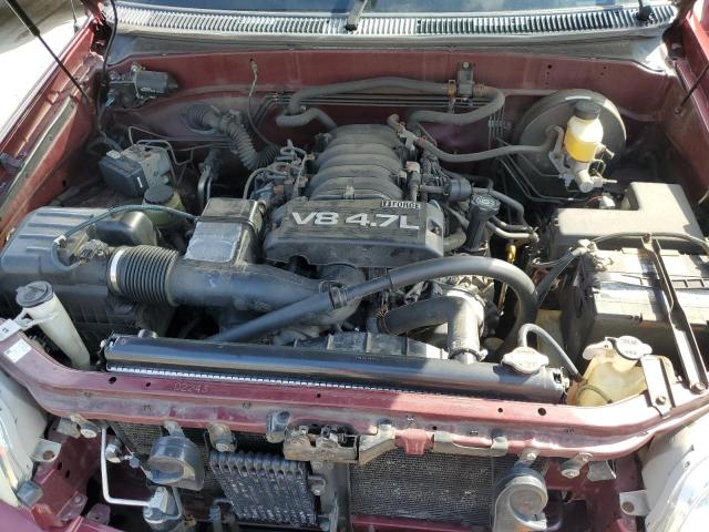 5TBBT441X6S483540 - 2006 TOYOTA TUNDRA ACCESS CAB SR5 MAROON photo 11