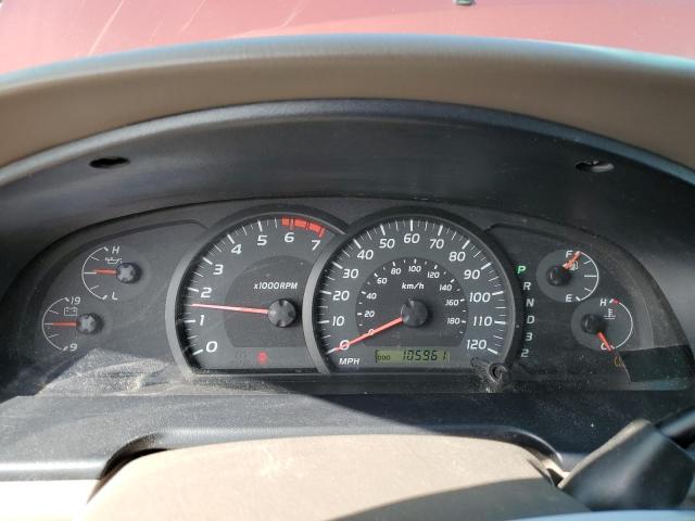 5TBBT441X6S483540 - 2006 TOYOTA TUNDRA ACCESS CAB SR5 MAROON photo 9