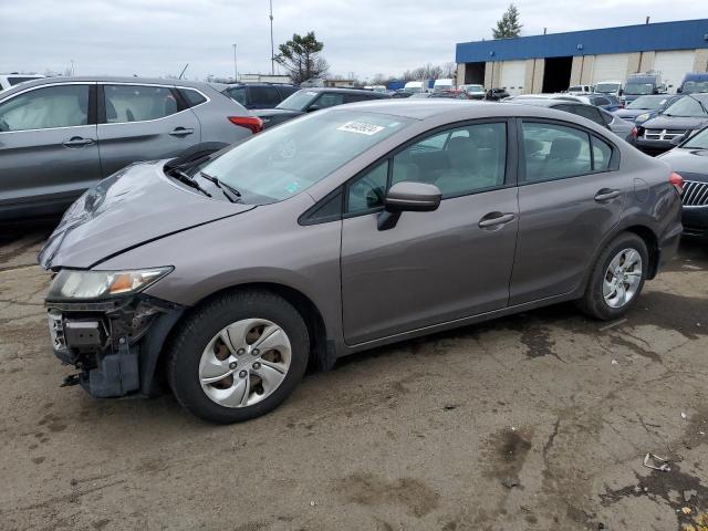 19XFB2F50EE024817 - 2014 HONDA CIVIC LX GRAY photo 1