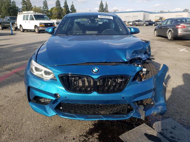 WBS2U7C01M7J70617 - 2021 BMW M2 COMPETITION BLUE photo 5