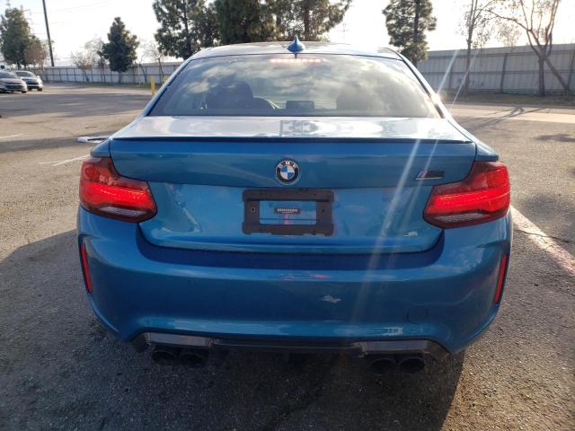 WBS2U7C01M7J70617 - 2021 BMW M2 COMPETITION BLUE photo 6