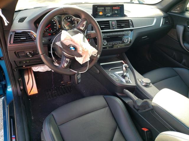 WBS2U7C01M7J70617 - 2021 BMW M2 COMPETITION BLUE photo 8