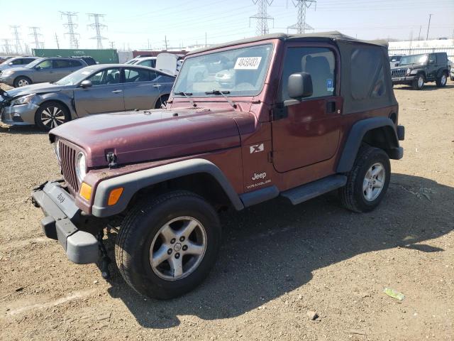 1J4FA39S63P360814 - 2003 JEEP WRANGLER COMMANDO MAROON photo 1