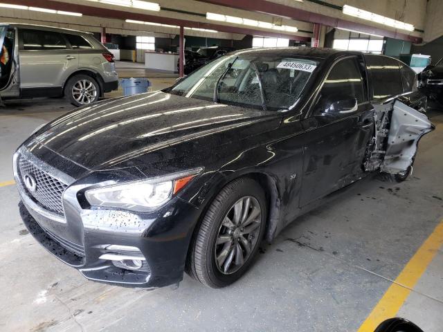 JN1BV7AR8FM402692 - 2015 INFINITI Q50 BASE BLACK photo 1