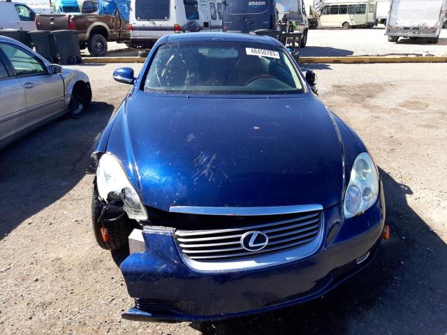 JTHFN48Y550062206 - 2005 LEXUS SC 430 BLUE photo 5