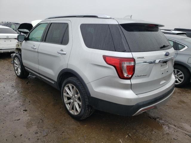 1FM5K8FH0GGB74854 - 2016 FORD EXPLORER LIMITED SILVER photo 2