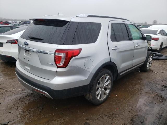 1FM5K8FH0GGB74854 - 2016 FORD EXPLORER LIMITED SILVER photo 3