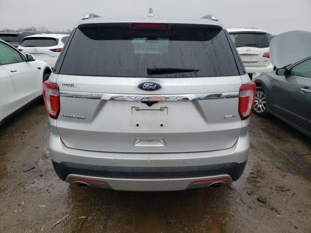 1FM5K8FH0GGB74854 - 2016 FORD EXPLORER LIMITED SILVER photo 6