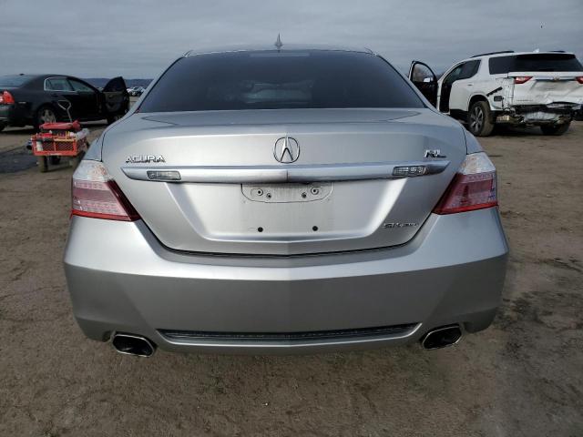 JH4KB2F66AC001159 - 2010 ACURA RL SILVER photo 6