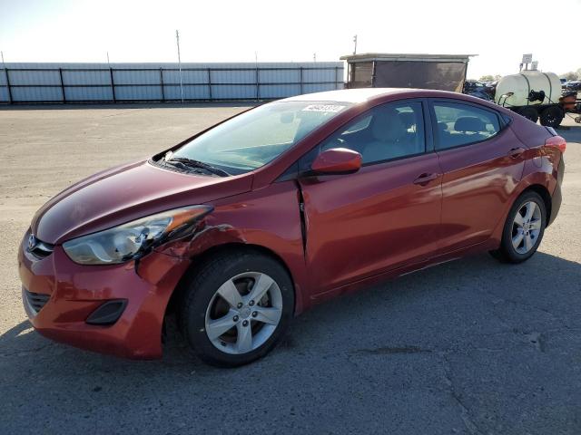 KMHDH4AE5BU135087 - 2011 HYUNDAI ELANTRA GLS RED photo 1