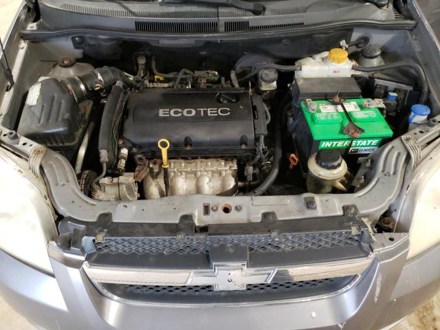 KL1TD56E99B396259 - 2009 CHEVROLET AVEO LS 灰色 照片 11