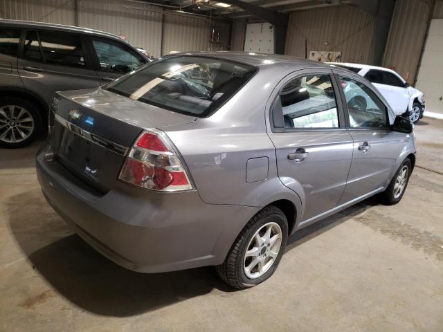 KL1TD56E99B396259 - 2009 CHEVROLET AVEO LS 灰色 照片 3