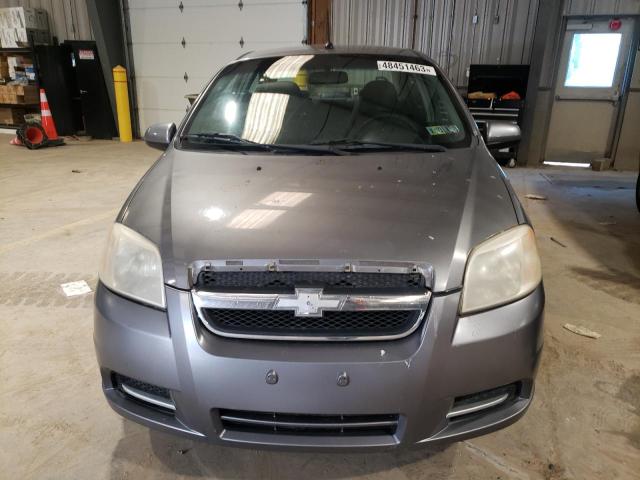 KL1TD56E99B396259 - 2009 CHEVROLET AVEO LS 灰色 照片 5