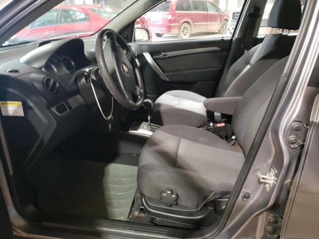 KL1TD56E99B396259 - 2009 CHEVROLET AVEO LS 灰色 照片 7