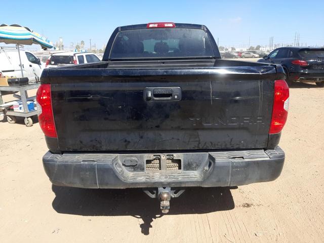 5TFRM5F18GX099323 - 2016 TOYOTA TUNDRA DOUBLE CAB SR/SR5 BLACK photo 6